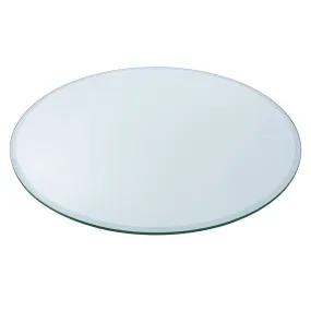 21" Round Clear Glass Table Tops