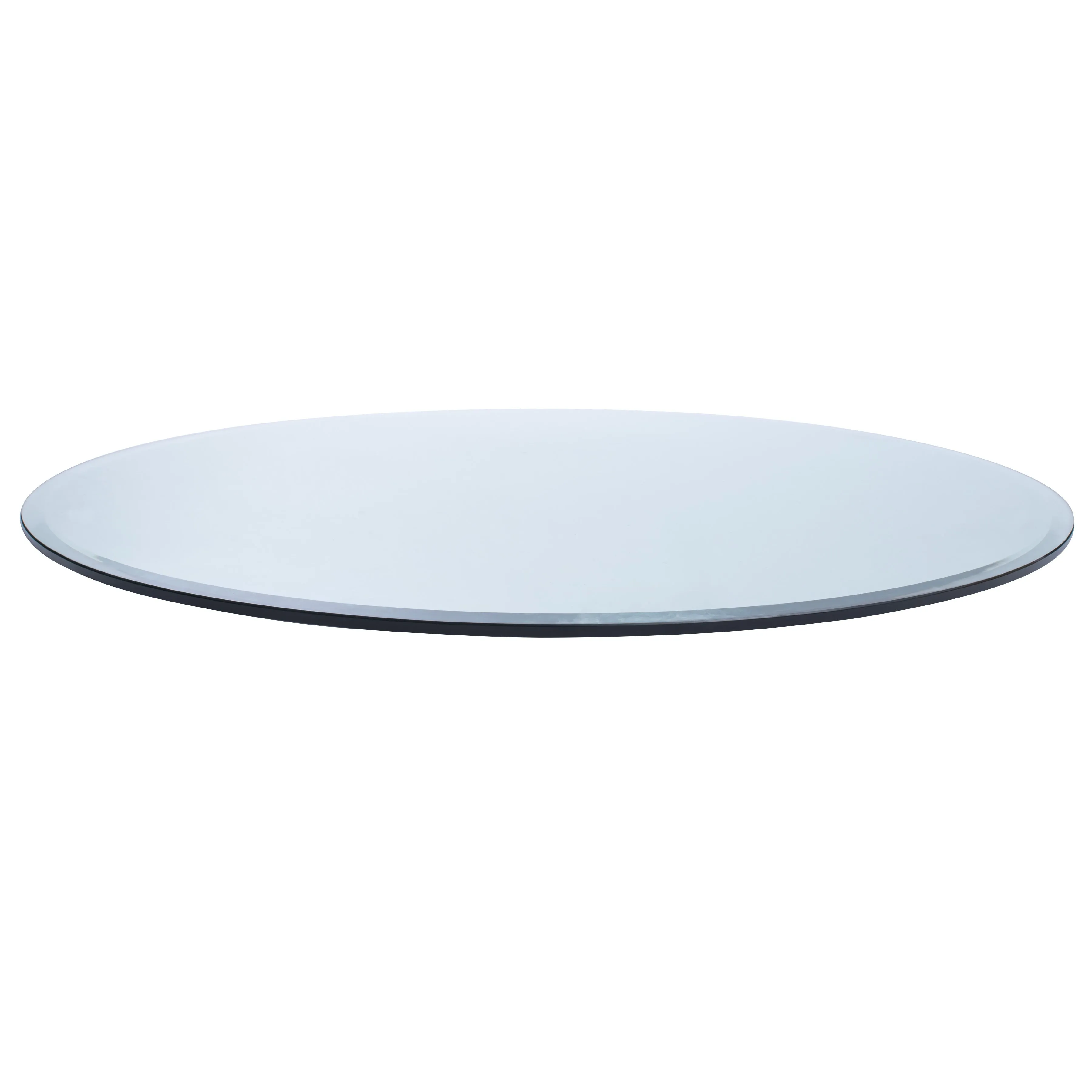 30" Round Clear Glass Table Tops