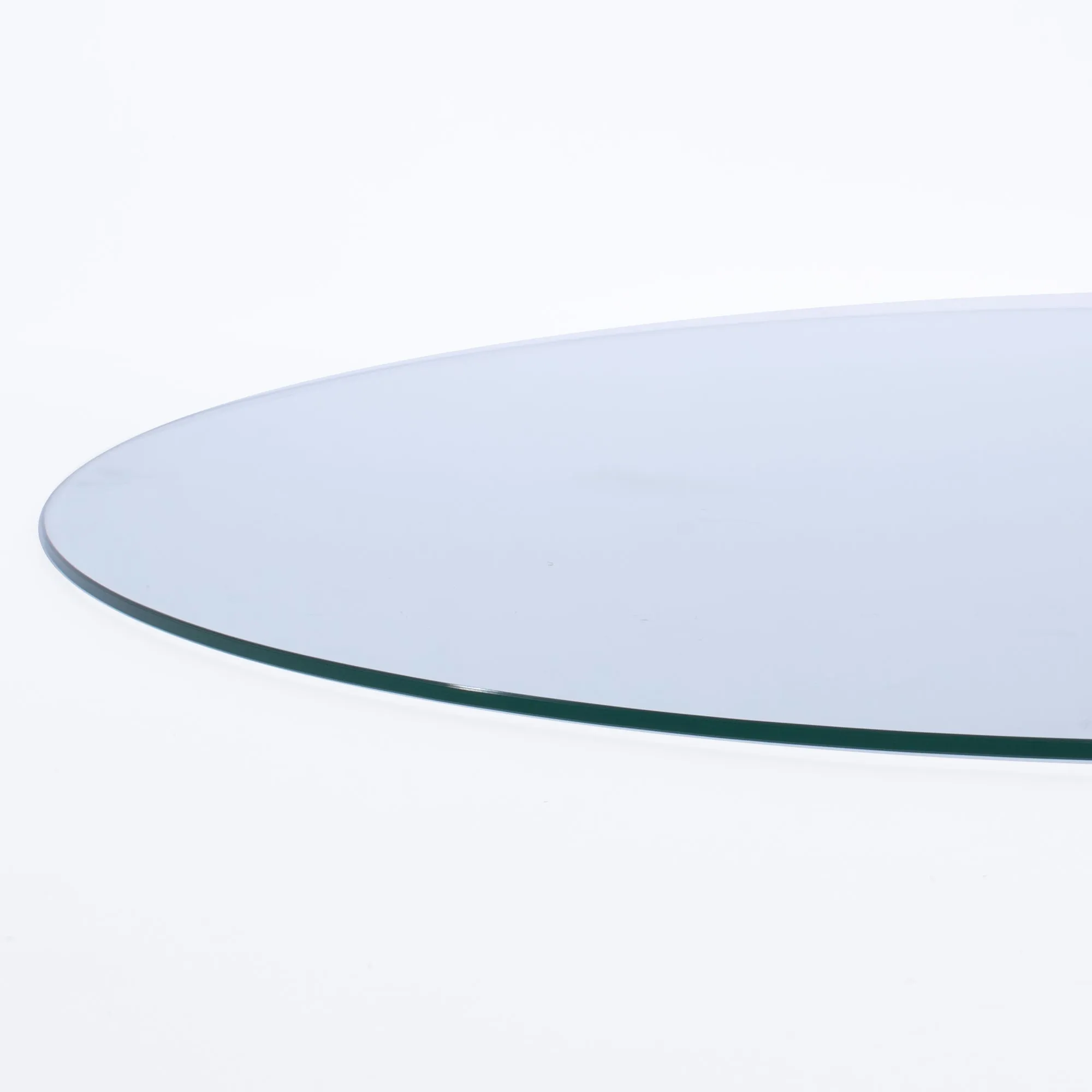 30" Round Clear Glass Table Tops