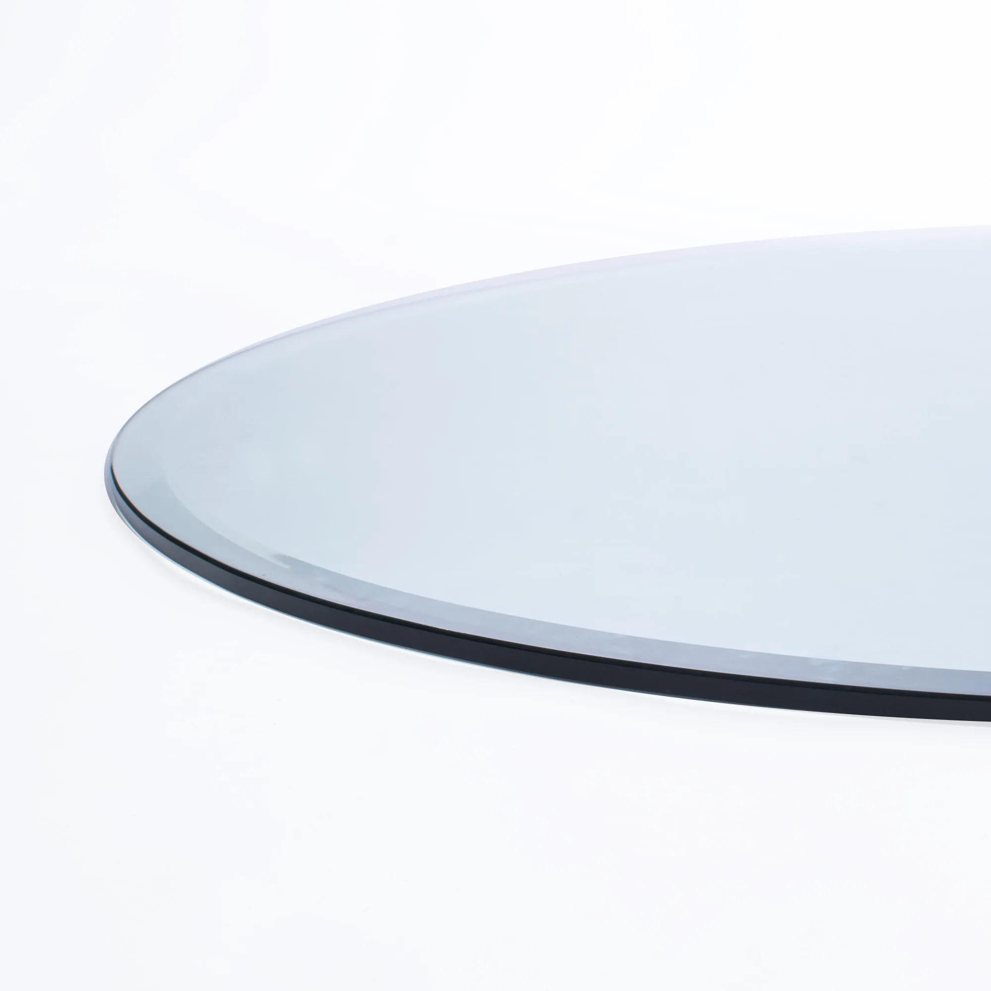 30" Round Clear Glass Table Tops