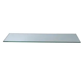 4 3/4" x 30" Rectangle Tempered Glass