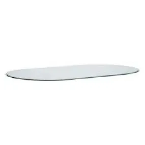 42" X 60" Racetrack Oval Glass Top