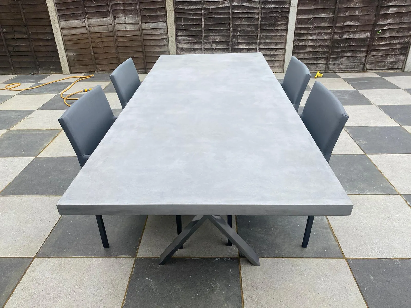 Atlas Polished Concrete Dining Table