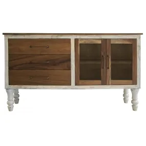 Avalon Rustic Farmhouse Sideboard (2 Color Options) - Brown Doors