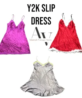 Beautiful y2k and modern Slip dresses 100 pcs