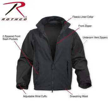 Black Soft Shell Uniform Jacket