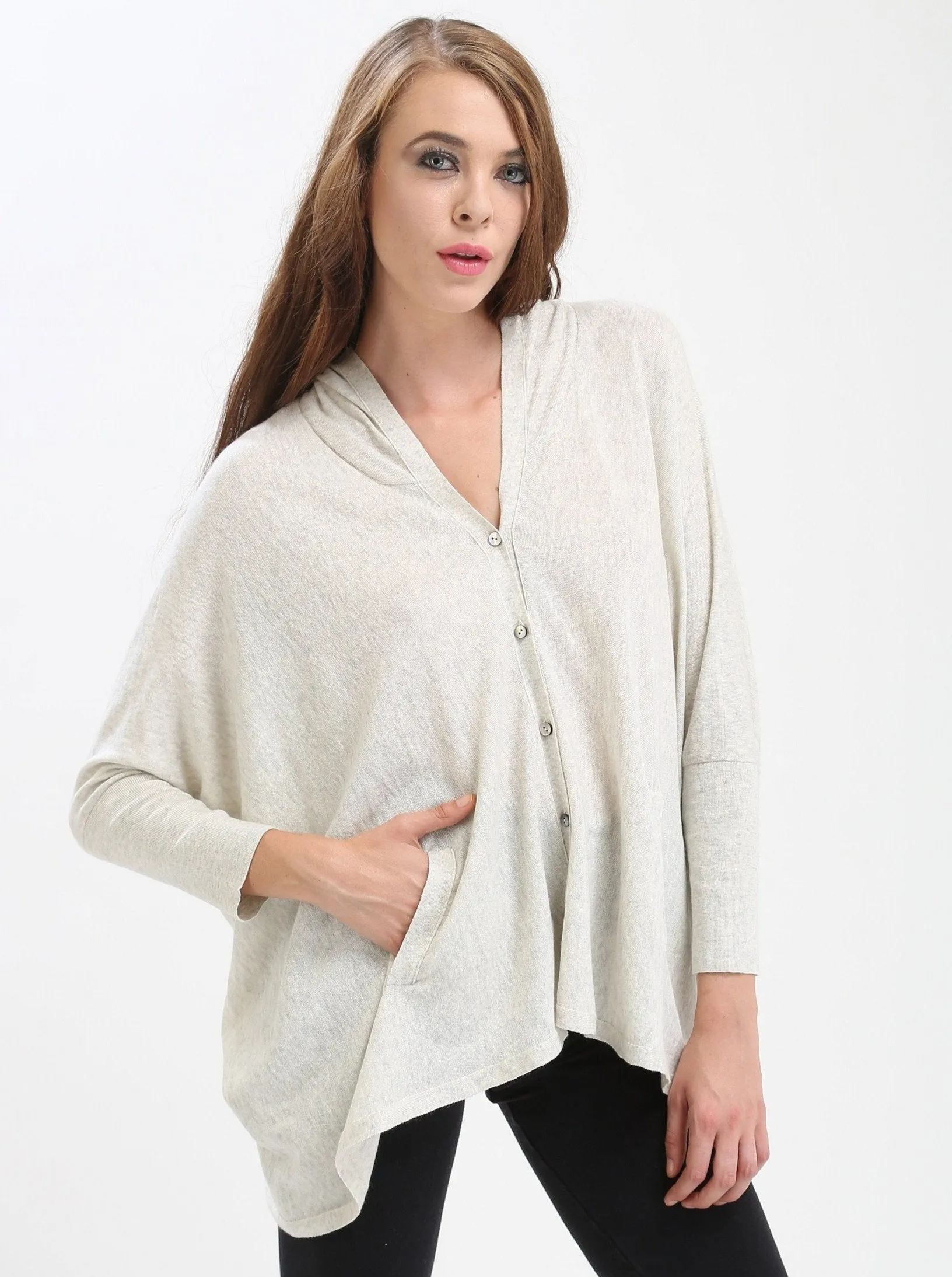 Boxy Hoodie in Cotton