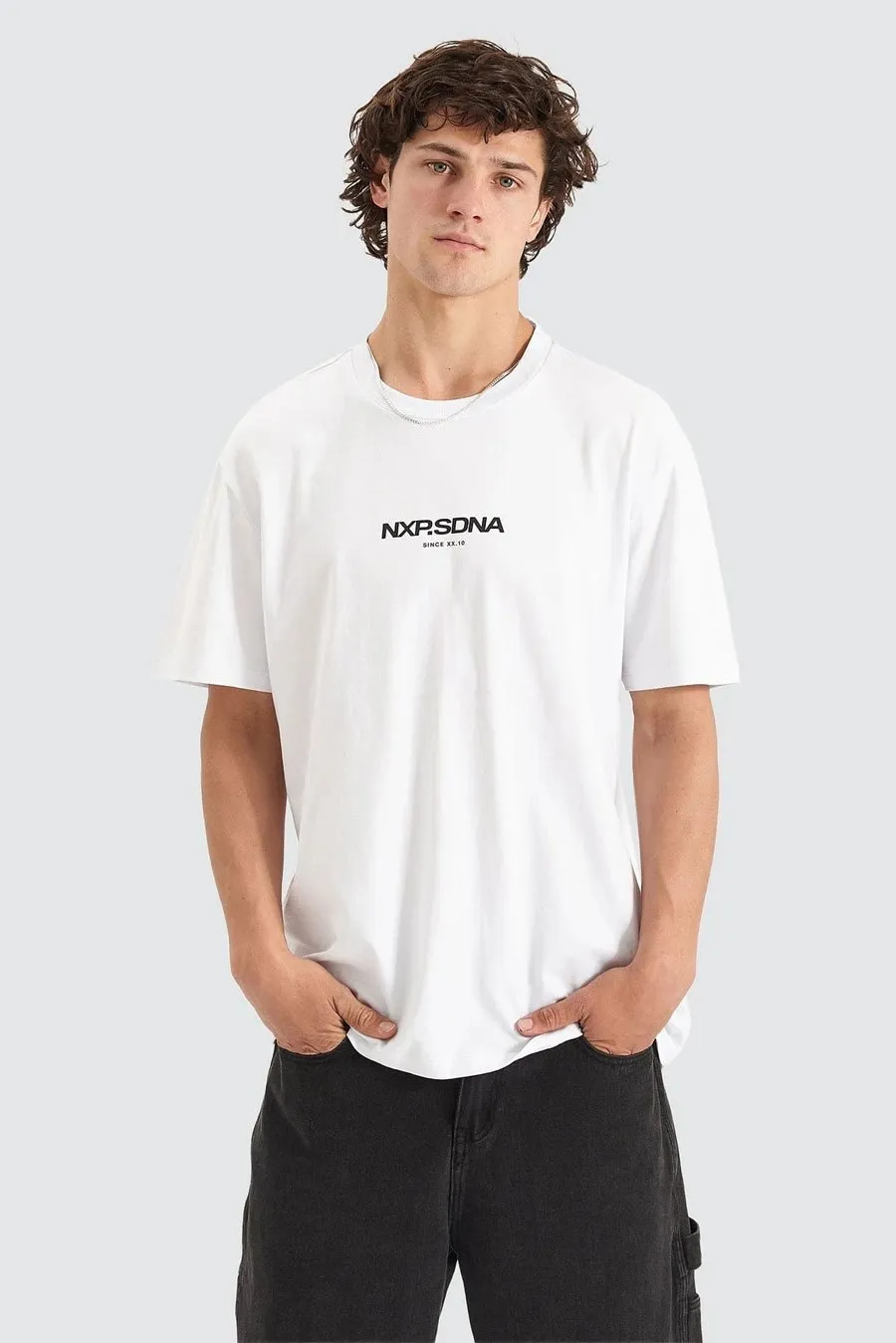 Central Relaxed Tee White