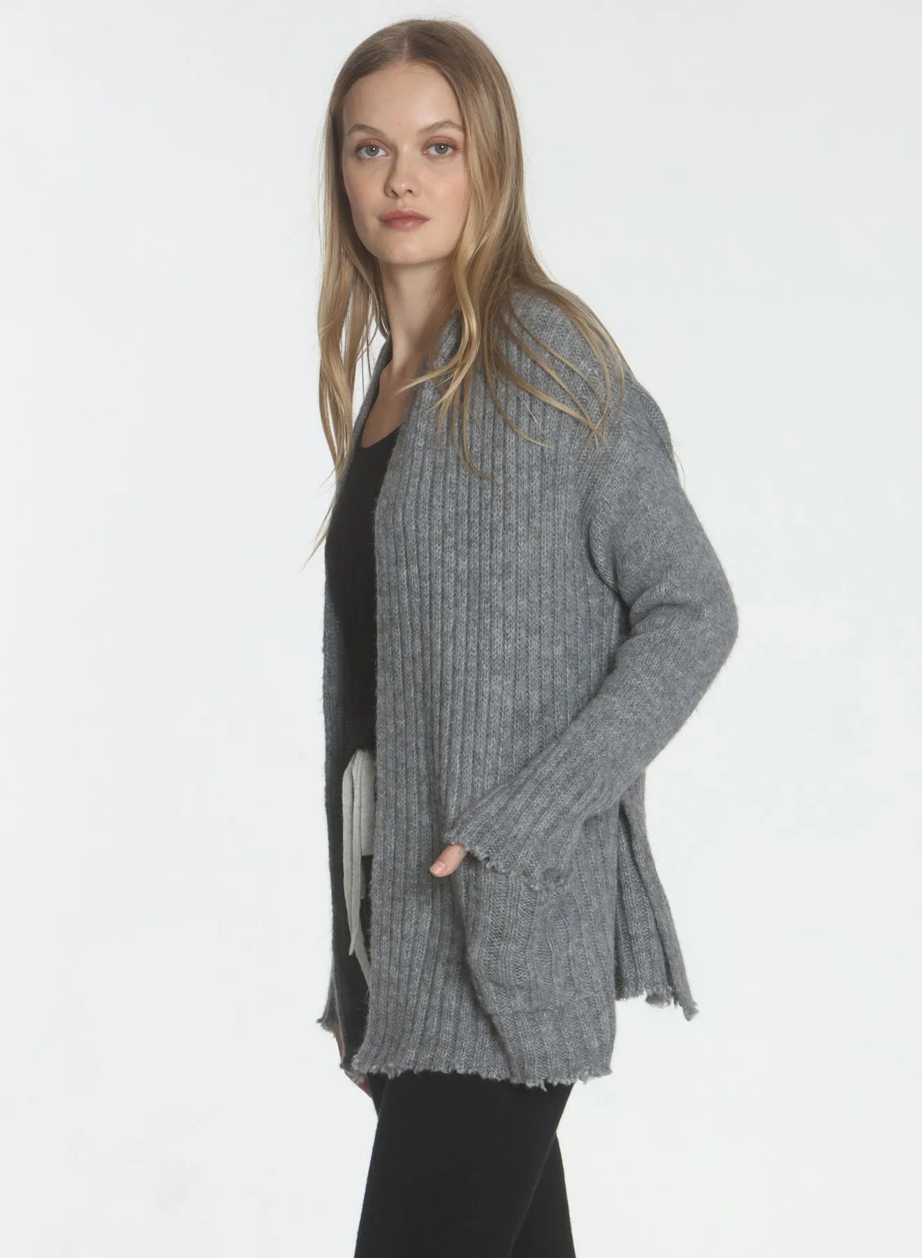 Coco Cozy Cardigan - Grey