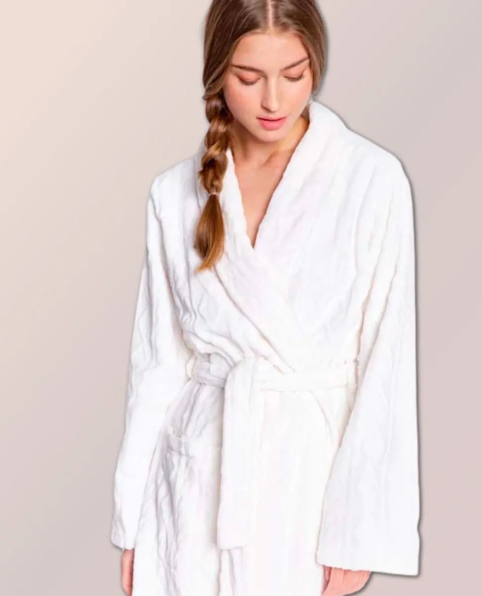 Cozy Robe Ivory