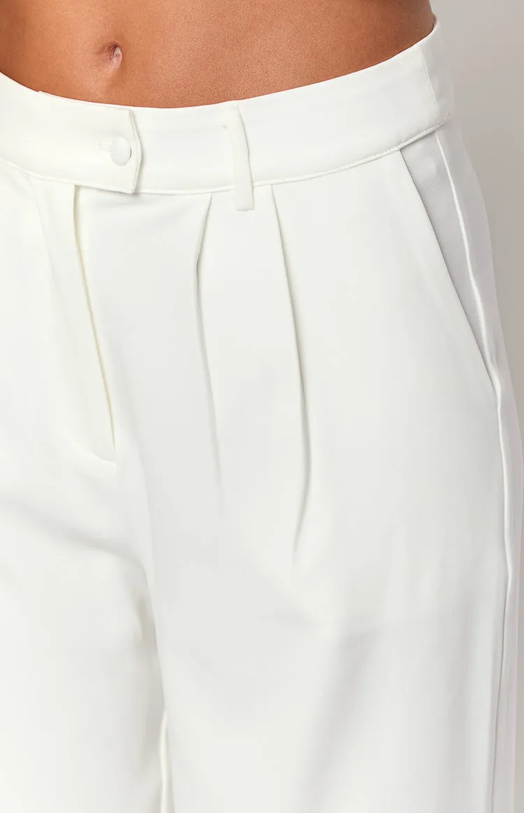 Dien White Tailored Pants