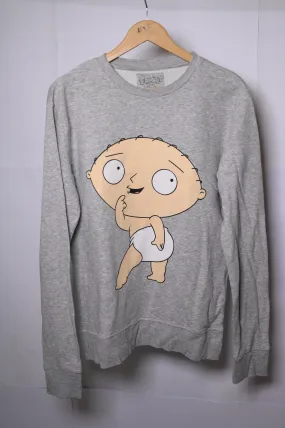 Family Guy Grey Sweatshirt - Medium