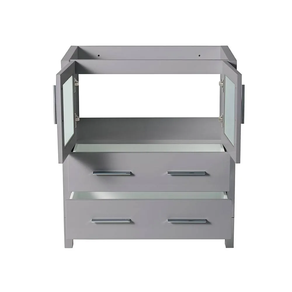 Fresca FCB6230GR Torino 30" Grey Modern Bathroom Cabinet