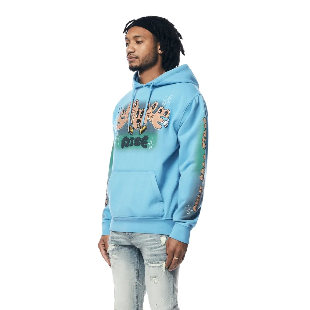 Fun French Terry Pullover Hoodie - Royal