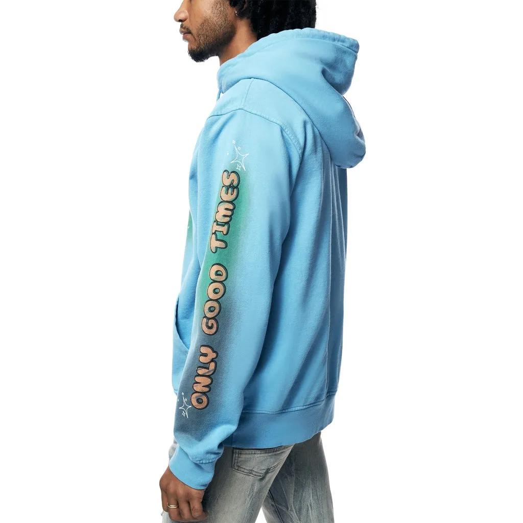 Fun French Terry Pullover Hoodie - Royal