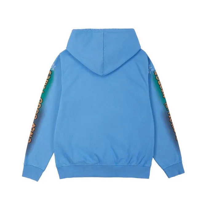 Fun French Terry Pullover Hoodie - Royal