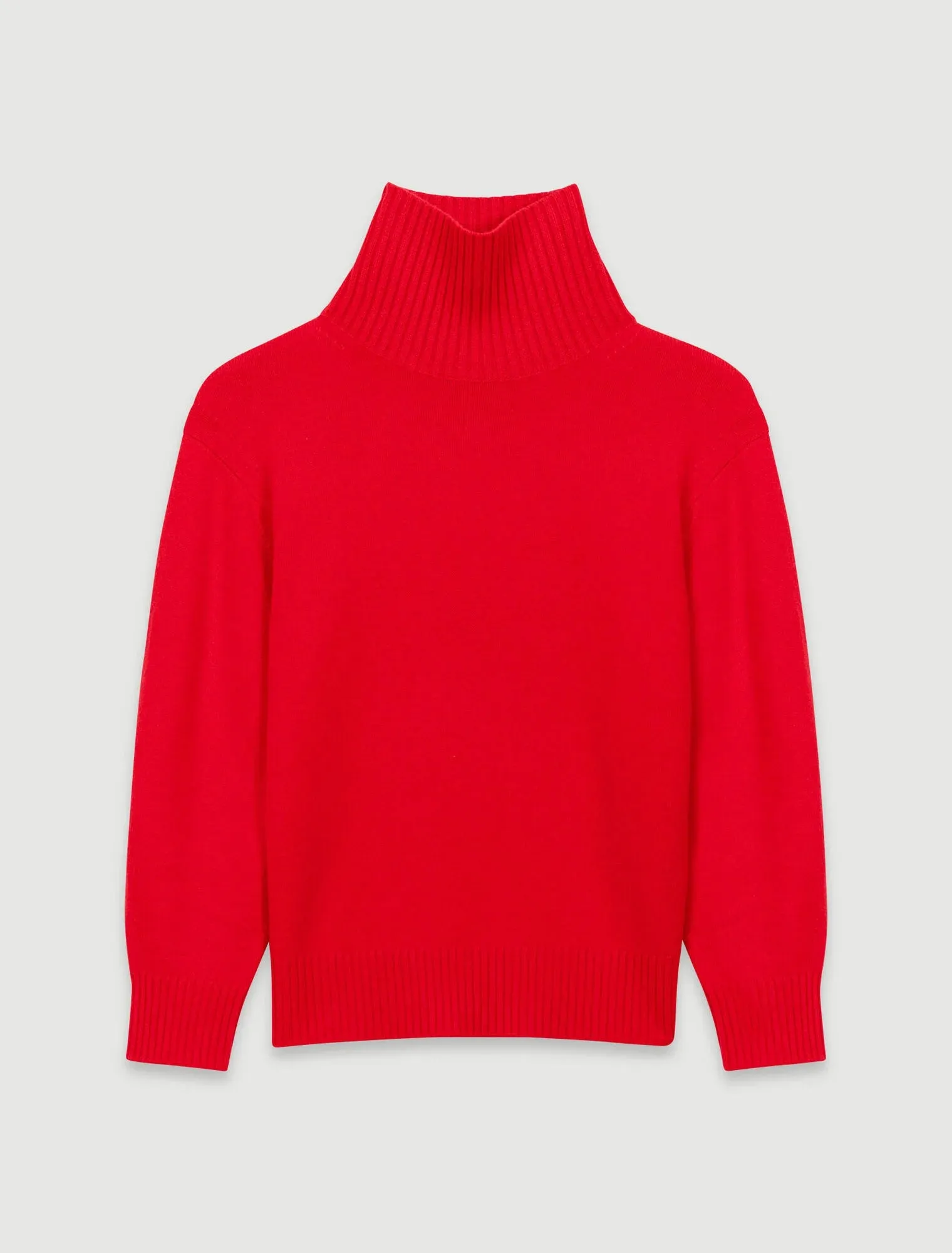 High-neck cashmere jumper