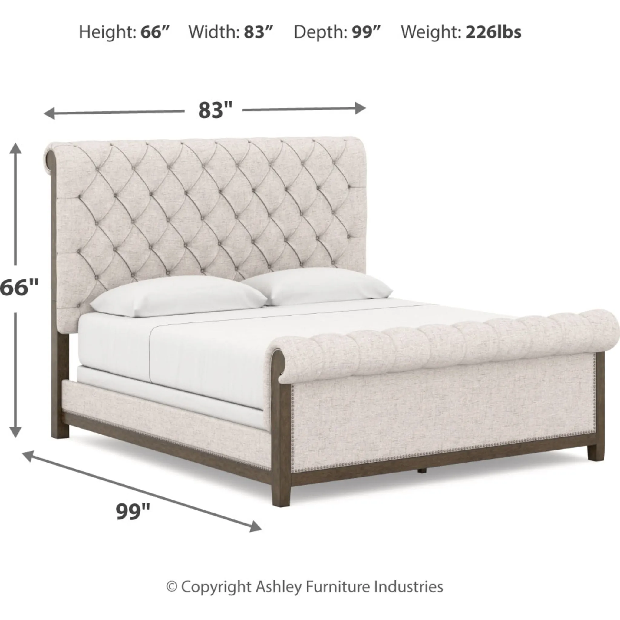 Hillcott-Exclusive Upholstered Bed