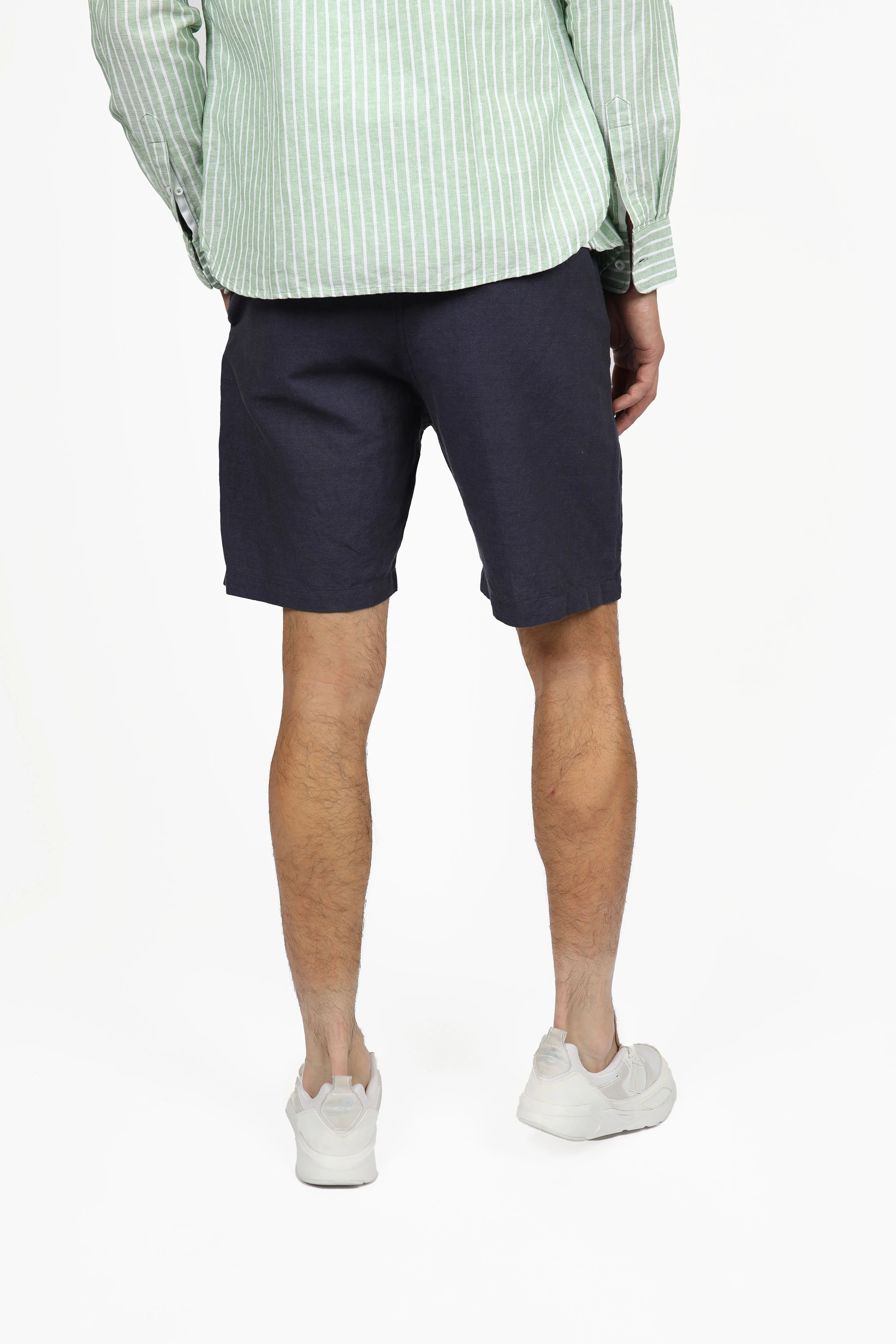 Ink Linen Relaxed Waist Short