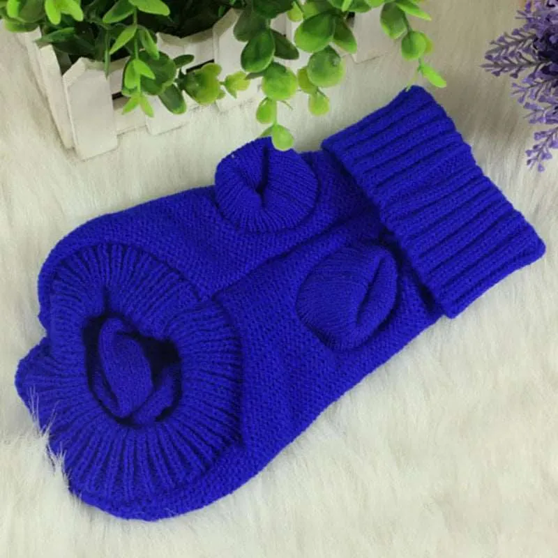 Knitted Winter Dog Sweater - Warm & Stylish for Pets