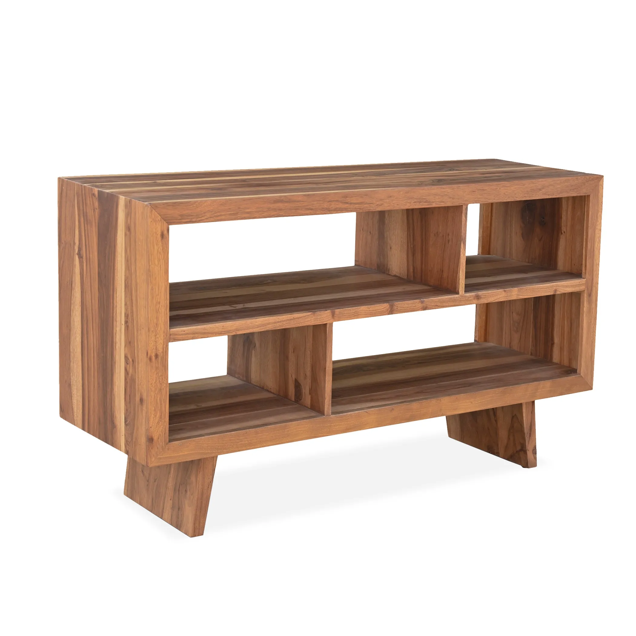 Madrid Modern Natural Teak Wood Sideboard