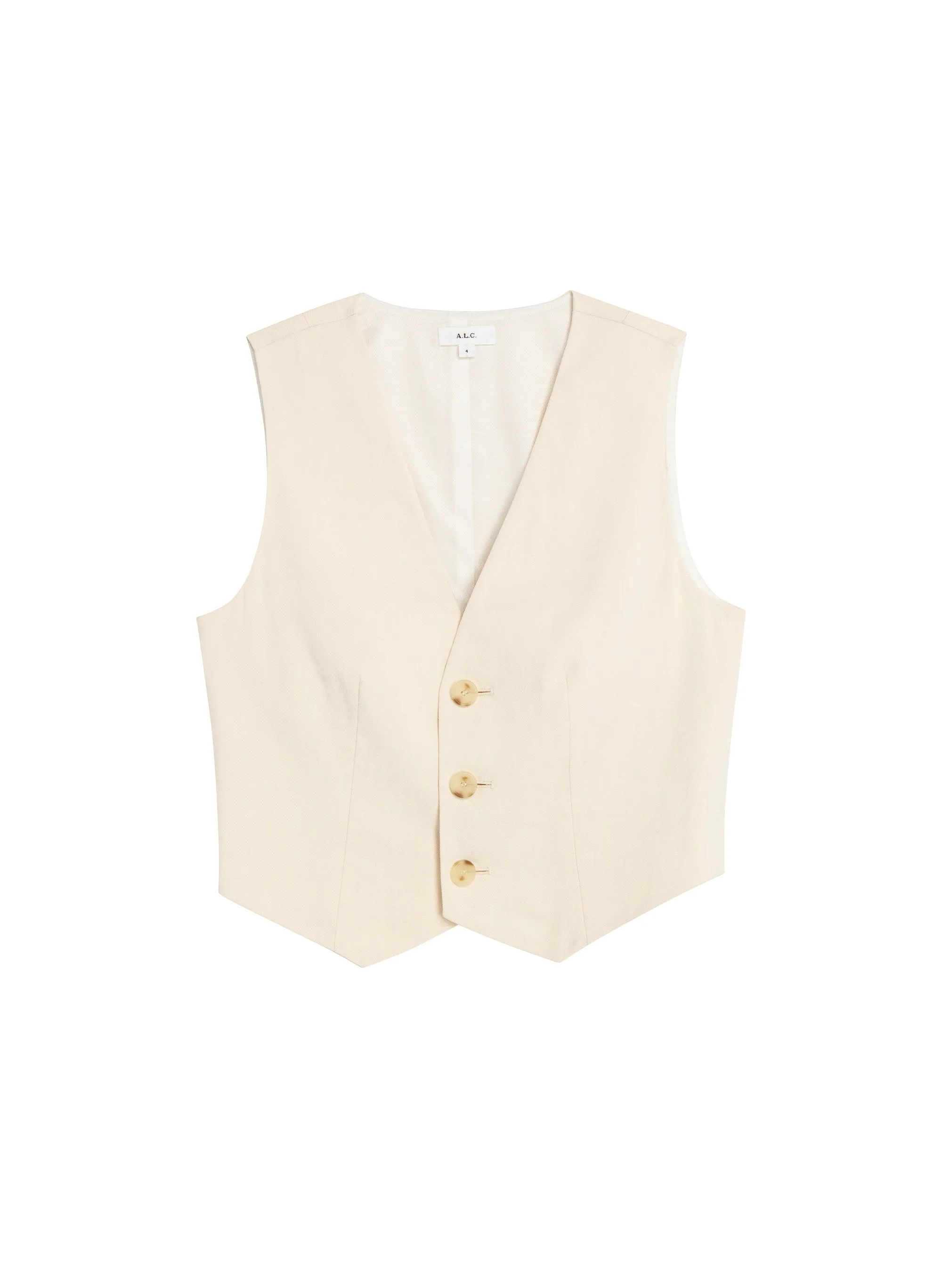 Maxwell Stretch Linen Vest