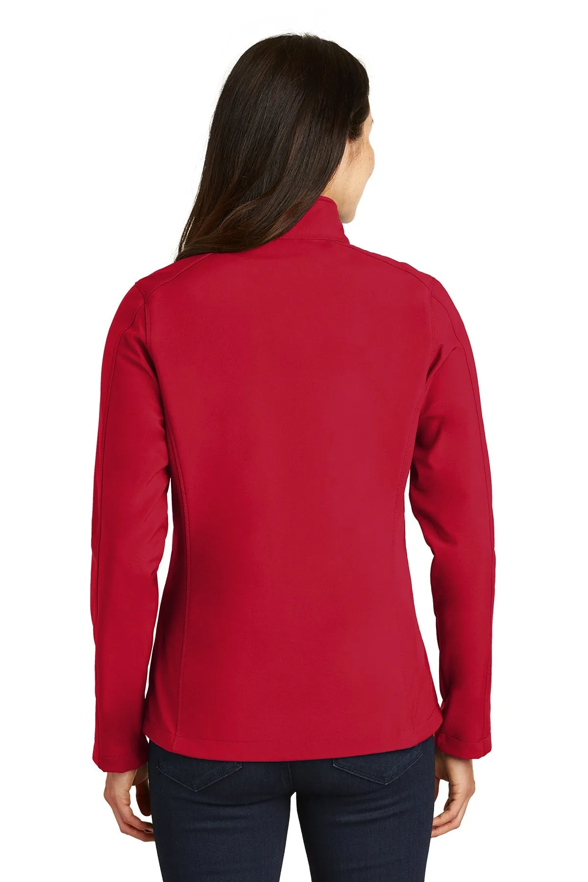 Port Authority Ladies Core Soft Shell Customized Jackets, Rich Red