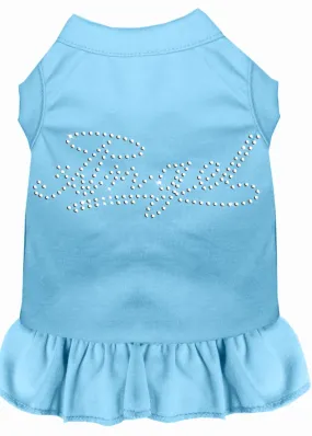 Rhinestone Angel Dress Baby Blue Sm (10)