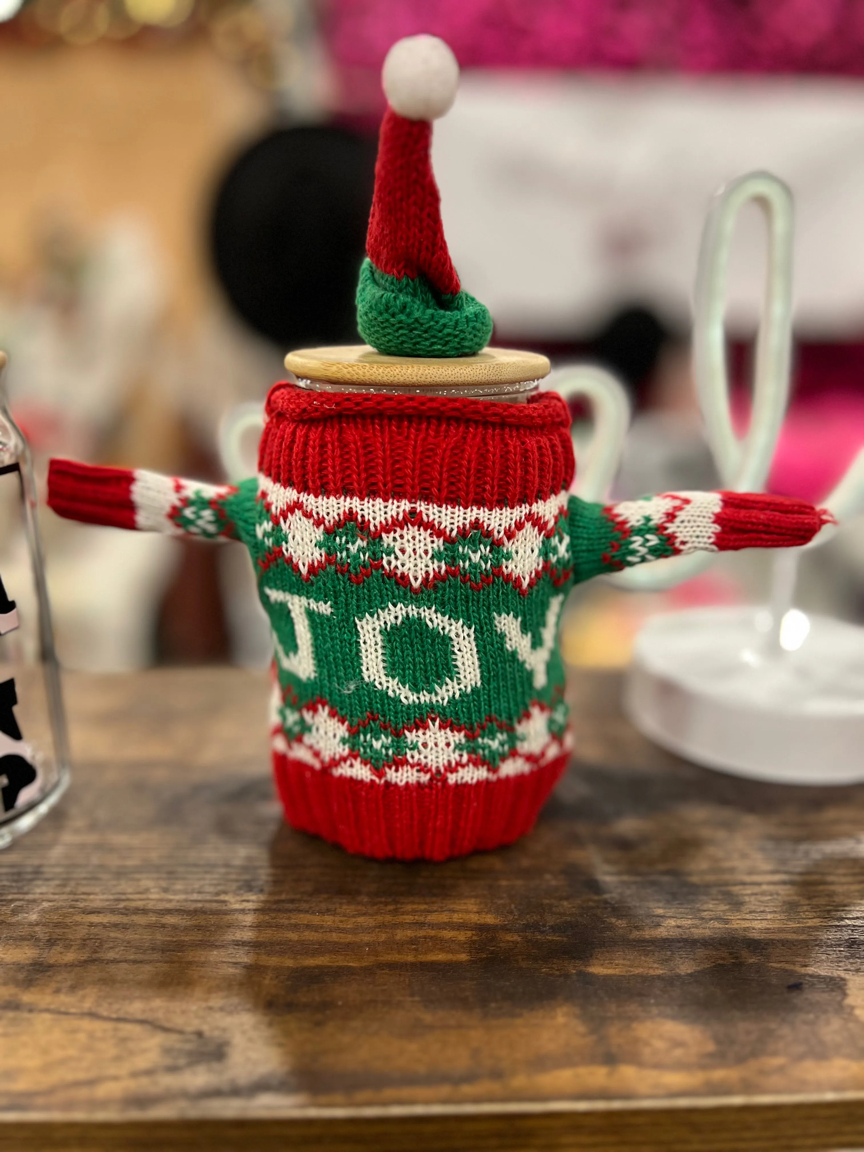 Ugly Christmas Wine Sweaters