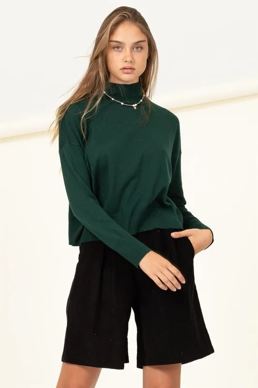 Warm Personality High-Neckline Sweater