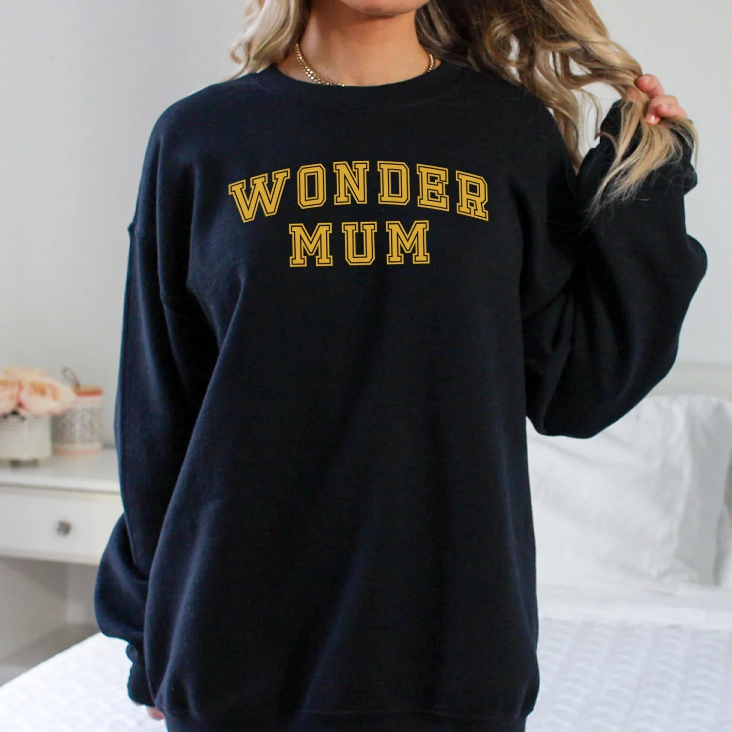 Wonder Mum - Womens Sweater - Mum Sweater