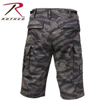 X-Long Fatigue Shorts- Tiger Stripe Camouflage