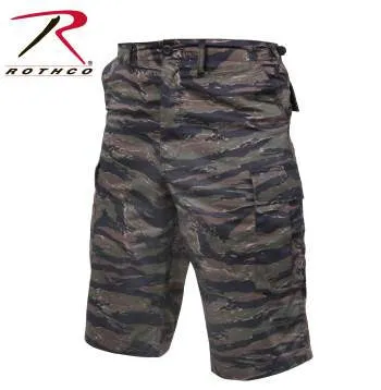 X-Long Fatigue Shorts- Tiger Stripe Camouflage