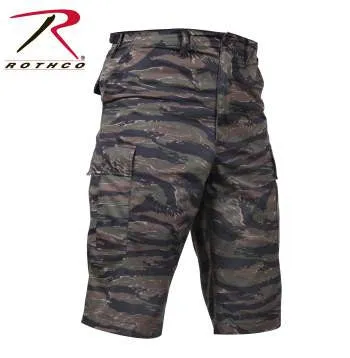 X-Long Fatigue Shorts- Tiger Stripe Camouflage